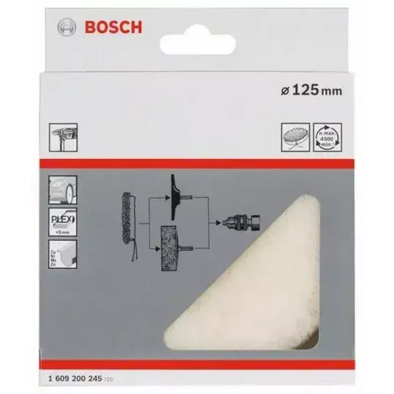 Bosch 1 609 200 245 Rotationswerkzeug-Polierzubehör Polierscheibe