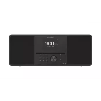 Internetradio Imperial Telestar 5700300 — Digitaler Tuner, DAB+/FM, 30 W RMS, 3,2-Zoll-TFT, DC-Stromversorgung, Schwarz