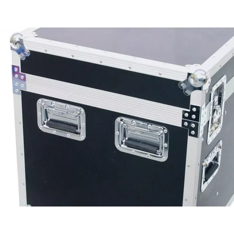Flightcase Roadinger 30126412 Sperrholz Schwarz Silber 38 kg