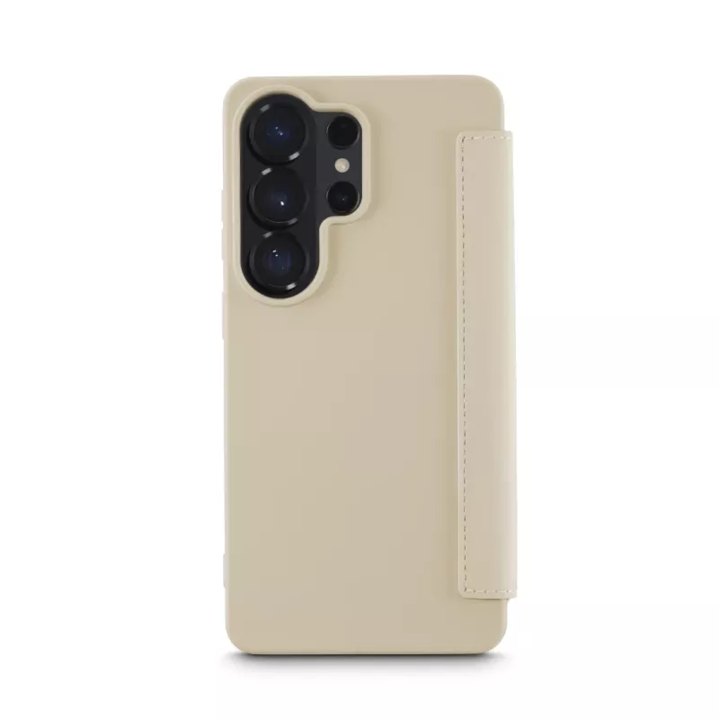Folio-Handyhülle HAMA Fantastic Feel für Galaxy S26 Ultra, 17,5 cm (6,9 Zoll), Beige, 2 Kartenfächer