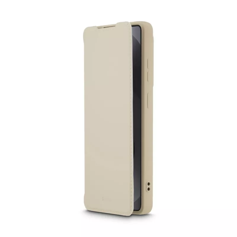 Folio-Handyhülle HAMA Fantastic Feel für Galaxy S26 Ultra, 17,5 cm (6,9 Zoll), Beige, 2 Kartenfächer