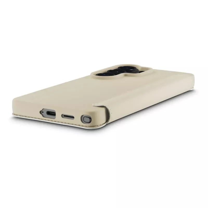 Folio-Handyhülle HAMA Fantastic Feel für Galaxy S26 Ultra, 17,5 cm (6,9 Zoll), Beige, 2 Kartenfächer