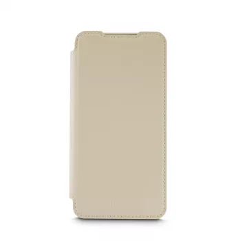 Folio-Handyhülle HAMA Fantastic Feel für Samsung Galaxy S26, 16 cm (6,3 Zoll), beige, 2 Kartenfächer