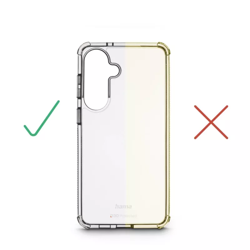Handyhülle HAMA Extreme Protect für Samsung Galaxy S26, transparent, passend für 16 cm (6,3 Zoll) Bildschirme