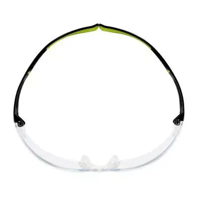 Sicherheitsbrille 3M SF4000CC1 — Schutzbrille aus Kunststoff, transparentes Glas, schwarz/grün