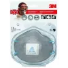 Staubmaske 3M 9922C2, wiederverwendbar im Atemschutzmasken-Stil, 2er-Pack, anthrazit