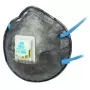 Staubmaske 3M 9922C2, wiederverwendbar im Atemschutzmasken-Stil, 2er-Pack, anthrazit