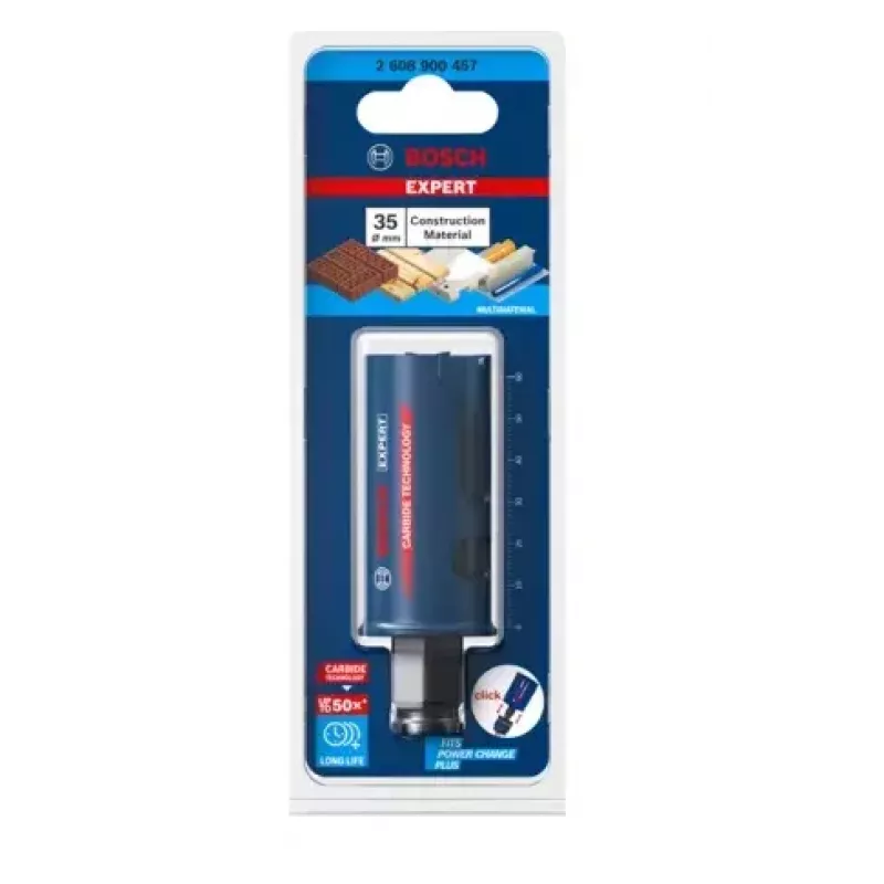 Lochsäge Bosch 2 608 900 457 3,5 cm für Ziegel, Trockenbau, Weichholz