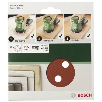 Bosch 2609256A26 5 Stück Schleifplatten