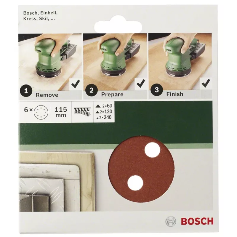 Bosch 2609256A26 5 Stück Schleifplatten