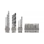 Bohrer-Set Bosch 2609256989, 19-teilig — für Beton, Metall, Holz, Edelstahl-Finish