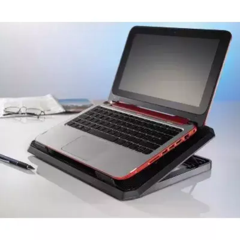 Hama Schwarz Laptop-Kühlpad 39,6 cm (15,6 Zoll)