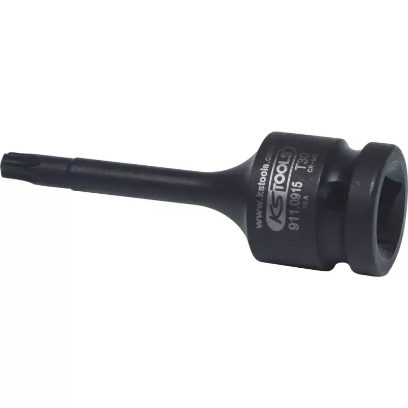 Steckschlüssel-Satz KS Tools 911.0916 1/2 Zoll Antrieb metrisch 2,5 cm Durchmesser 75 mm Länge