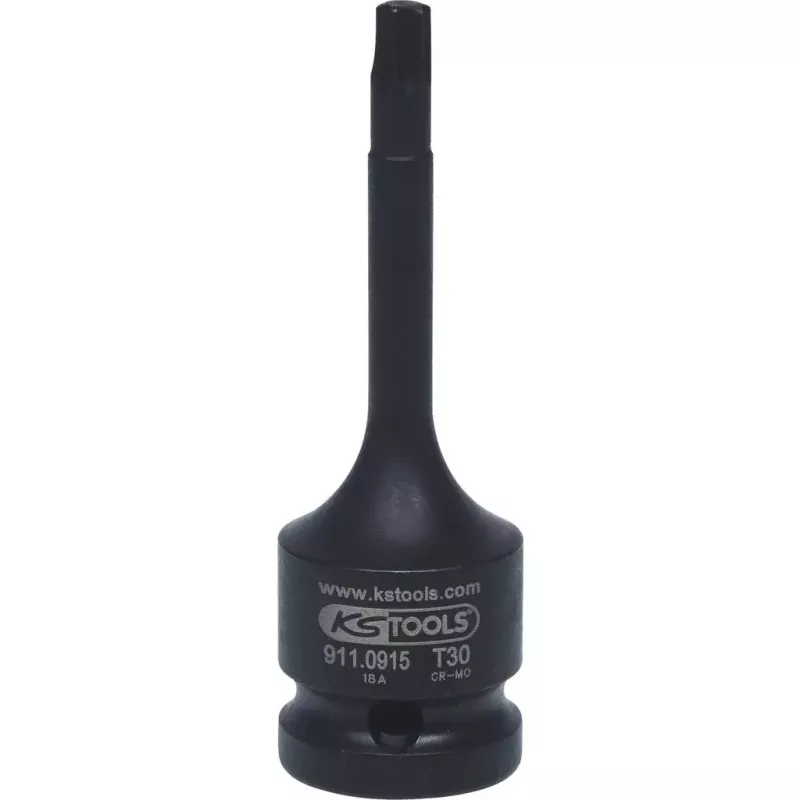 Steckschlüssel-Satz KS Tools 911.0916 1/2 Zoll Antrieb metrisch 2,5 cm Durchmesser 75 mm Länge