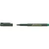 Fineliner Faber-Castell 151163 — grüne Tinte, schwarzer Schaft, runde Form, 1 Stück
