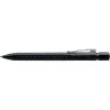 Kugelschreiber Faber-Castell 243999 – Clip-on, einziehbar, blaue Tinte, mittlere Spitze, schwarzes Gehäuse, 1 Stk.