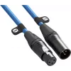 XLR-Kabel Rode XLR3M-B 3 m — Mikrofonkabel Stecker auf Buchse, blau