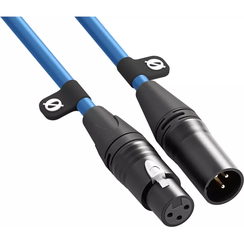 XLR-Kabel Rode XLR3M-B 3 m — Mikrofonkabel Stecker auf Buchse, blau