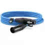 XLR-Kabel Rode XLR3M-B 3 m — Mikrofonkabel Stecker auf Buchse, blau