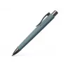 Kugelschreiber a.w. Faber-Castell 241188 — Clip-on einziehbar, blaue Tinte, graues Gehäuse, extra breite Spitze, 1 Stück