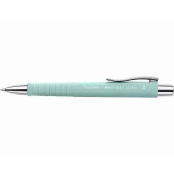 Kugelschreiber Faber-Castell 241105 Clip-on einziehbar, blaue Tinte, extra breite Spitze, 1 Stück