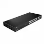 Lindy 16x16 HDMI 4K60 Matrix, HDMI, HDMI, 3,5 mm, 3840 x 2160 Pixel, Schwarz, Metall