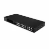 Lindy 16x16 HDMI 4K60 Matrix, HDMI, HDMI, 3,5 mm, 3840 x 2160 Pixel, Schwarz, Metall