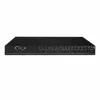Lindy 16x16 HDMI 4K60 Matrix, HDMI, HDMI, 3,5 mm, 3840 x 2160 Pixel, Schwarz, Metall