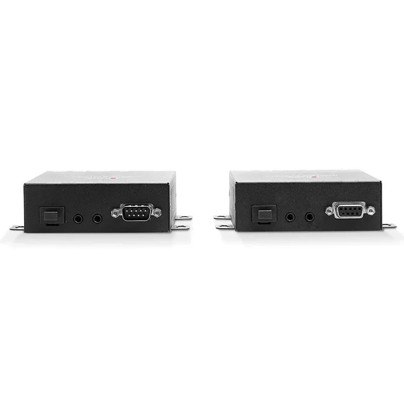 Lindy 300m Fibre Optic HDMI 4K60 und USB KVM Extender, Transmitter & Empfänger, Kabelgebunden, 300 m, 3840 x 2160 Pixel, Schwarz, Metall