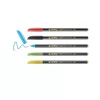 Filzstift Edding 4-1200-5-3 Aqua Schwarz Hellgrün Rot Gelb Bullet-Spitze