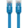 Flaches Patchkabel Goobay CAT 6 2 m U/UTP Blau