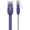 Flaches Patchkabel Goobay CAT 6 2m U/UTP Violett