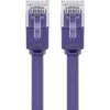 Flaches Patchkabel Goobay CAT 6 2m U/UTP Violett