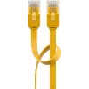 Flaches Patchkabel Goobay CAT 6 3m U/UTP Gelb