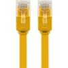 Flaches Patchkabel Goobay CAT 6 3m U/UTP Gelb
