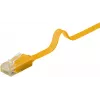 Flaches Patchkabel Goobay CAT 6 3m U/UTP Gelb