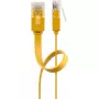 Flaches Patchkabel Goobay CAT 6 3m U/UTP Gelb