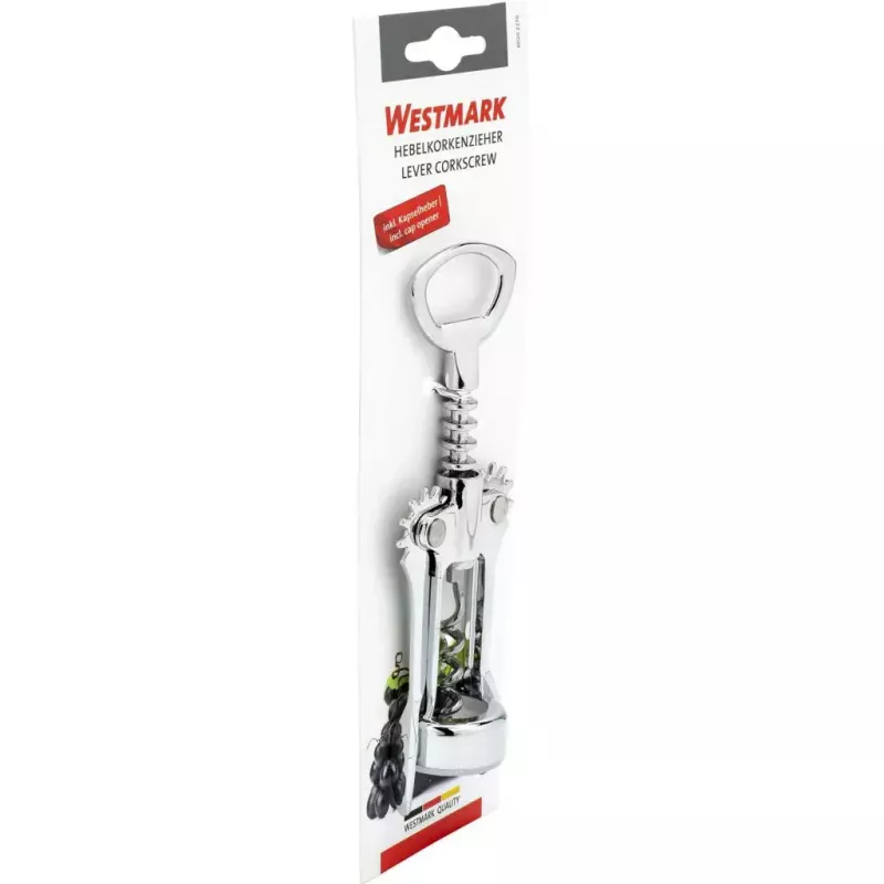 Korkenzieher Westmark 60202270 Basiskorkenzieher, Stahl, 173×63×37 mm