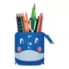 Weiche Federmappe Herlitz Whale Polyester Schwarz Blau Pink