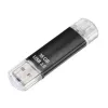 Hama Laeta Twin, 16 GB USB-Stick USB Typ-A / Micro-USB 3.2 Gen 1 (3.1 Gen 1) Schwarz