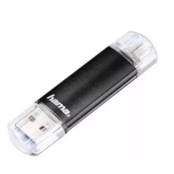 Hama FlashPen Laeta Twin 16 GB USB 3.0 (3.2 Gen 1) OTG USB-Stick, Kunststoff