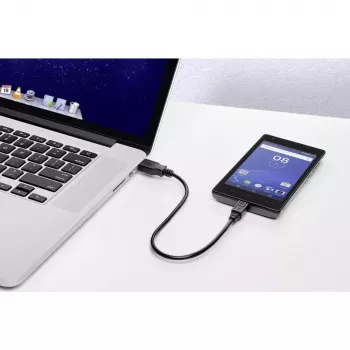 USB-Kabel Renkforce RF-4463076 0,3 m USB-A auf Micro-USB-B Schwarz