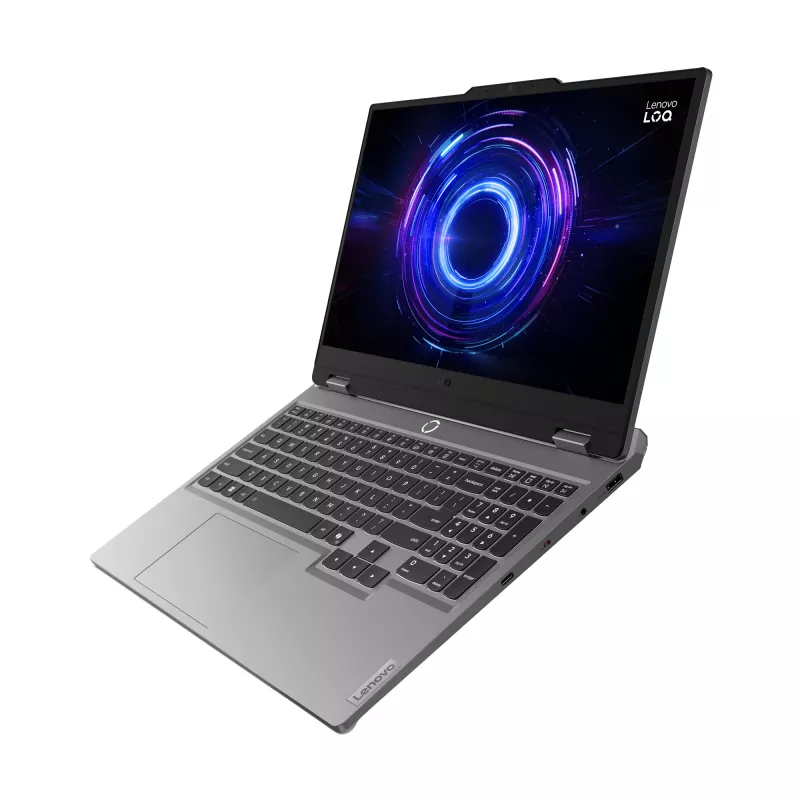 Lenovo LOQ 15IRX10 Intel® Core™ i7 i7-13650HX Laptop 39,6 cm (15,6 Zoll) Full HD 16 GB DDR5-SDRAM 1 TB SSD NVIDIA GeForce RTX 5070 Wi-Fi 6 (802.11ax) Windows 11 Home Deutsch Grau