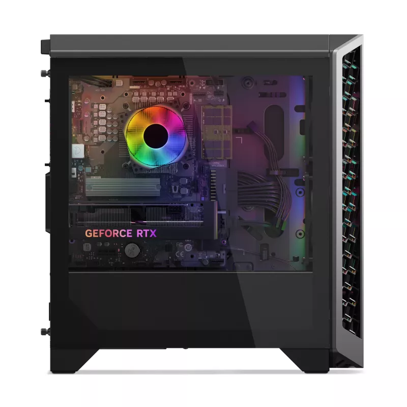 Lenovo LOQ Tower 26ADR10 AMD Ryzen™ 7 8745HX 32 GB DDR5-SDRAM 1 TB SSD NVIDIA GeForce RTX 5070 Windows 11 Home PC Schwarz