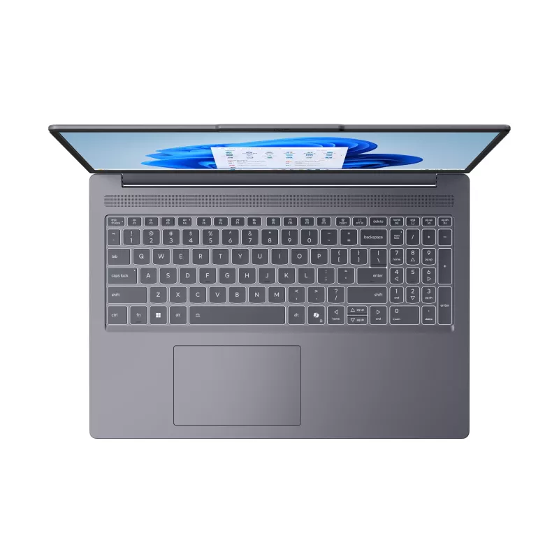 Lenovo IdeaPad schlank 3 16ARP10 AMD Ryzen™ 3 7335U Laptop 40,6 cm (16 Zoll) WUXGA 8 GB DDR5-SDRAM 512 GB SSD Wi-Fi 7 (802.11be) Windows 11 Home German Grau