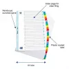 ELBA Mylar-Kartei, A-Z, 26-teilig, A4, 210 x 297 mm, farbige Reiter (596581-20)