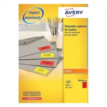 Selbstklebendes Druckeretikett AVERY DP24R-100