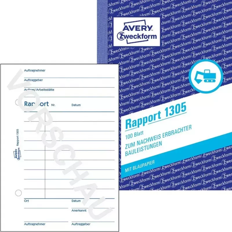 Buchhaltungsformular/-buch A6 Avery 1305