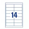 Selbstklebende Adressetiketten Avery Zweckform 3678 — weißes Papier, 9,7×3,7 cm, 1400 Etiketten (100 Blatt)