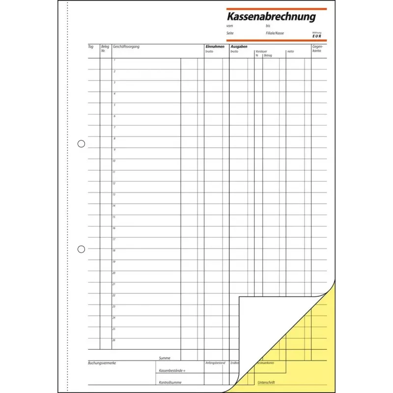 Geschäftsformular Sigel KG428